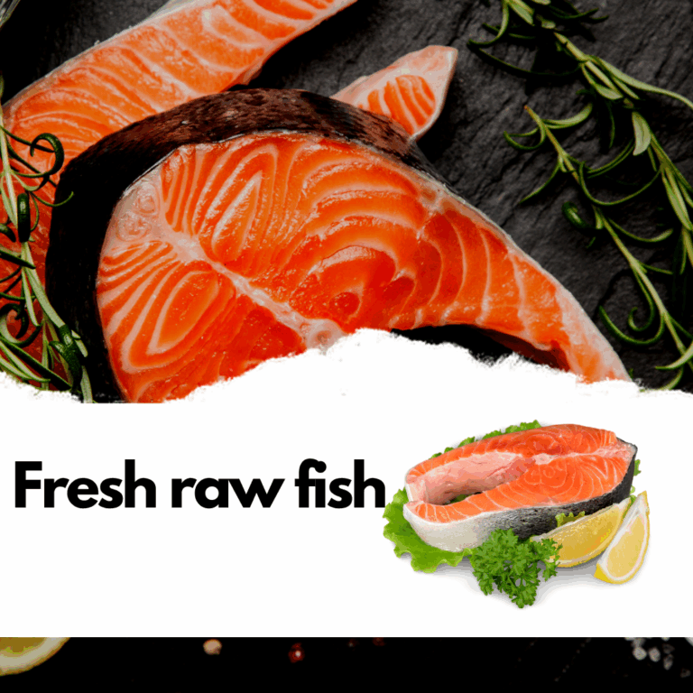 fresh raw salmon facebook post (1080 x 1080 px)